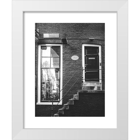 Amsterdam 3 White Modern Wood Framed Art Print by Straatsma, Leah