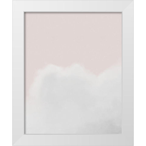 Pink Sky and Clouds White Modern Wood Framed Art Print by Straatsma, Leah