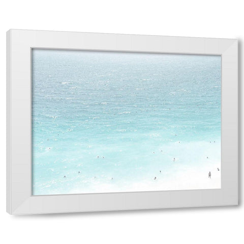 Ocean Life1 White Modern Wood Framed Art Print by Straatsma, Leah