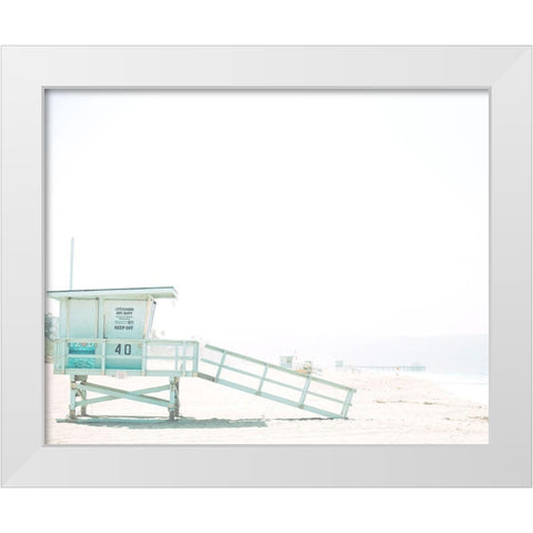 Hut White Modern Wood Framed Art Print by Straatsma, Leah