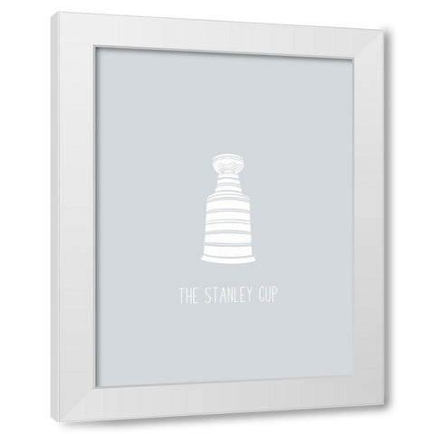 Stanley Cup White Modern Wood Framed Art Print by Straatsma, Leah