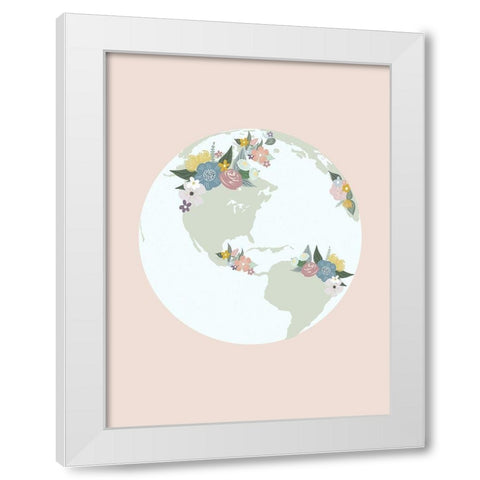 Beautiful Earth White Modern Wood Framed Art Print by Straatsma, Leah
