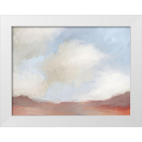 Skies Above The Canyon White Modern Wood Framed Art Print by Straatsma, Leah
