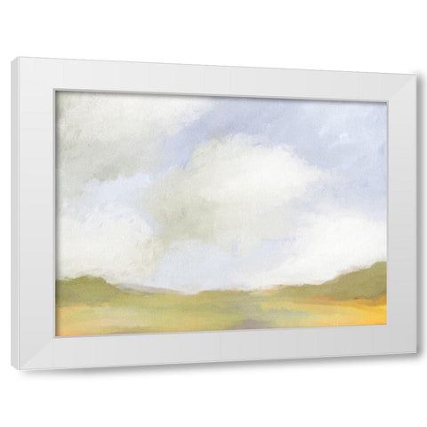 The Plateau White Modern Wood Framed Art Print by Straatsma, Leah