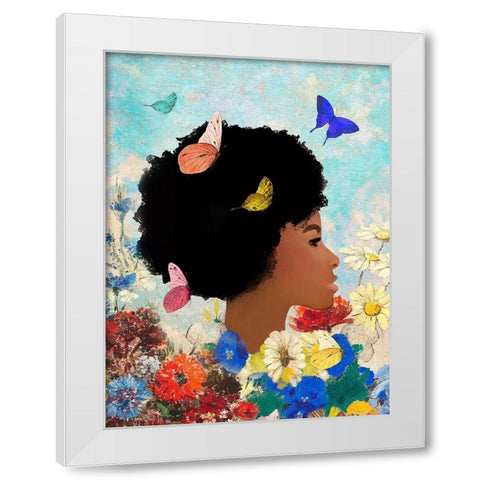 Equality Garden White Modern Wood Framed Art Print by Straatsma, Leah