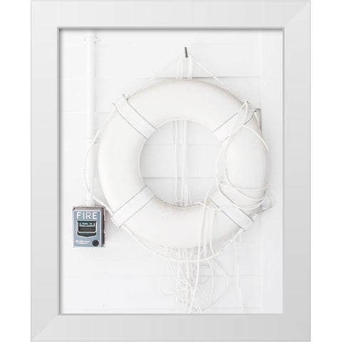 Life File B White Modern Wood Framed Art Print by Straatsma, Leah