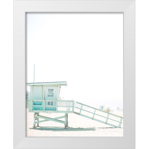 Hut White Modern Wood Framed Art Print by Straatsma, Leah