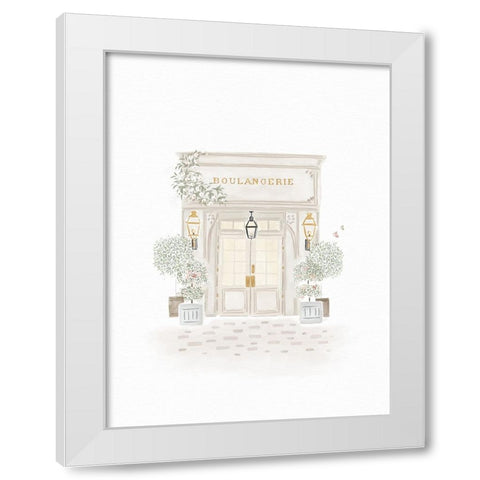 Boulangerie White Modern Wood Framed Art Print by Straatsma, Leah