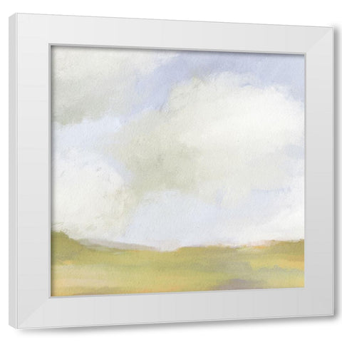 The Plateau White Modern Wood Framed Art Print by Straatsma, Leah