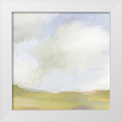 The Plateau White Modern Wood Framed Art Print by Straatsma, Leah