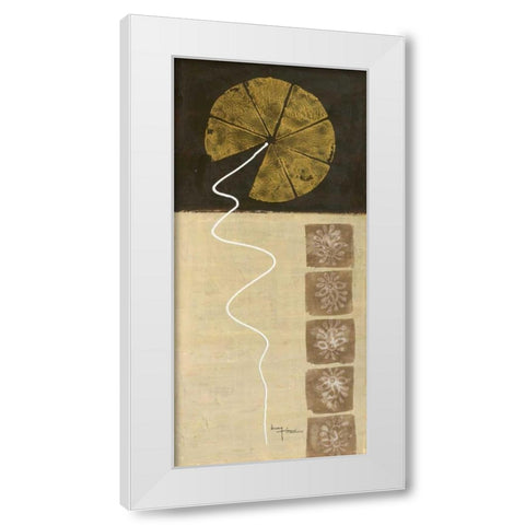 The Rising 2 White Modern Wood Framed Art Print by Umang