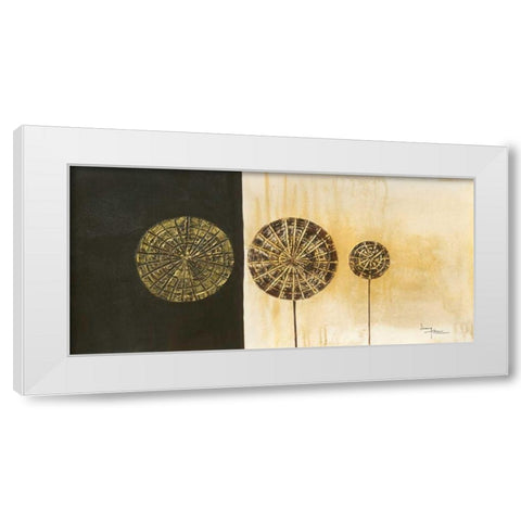 Lollies 1 White Modern Wood Framed Art Print by Umang