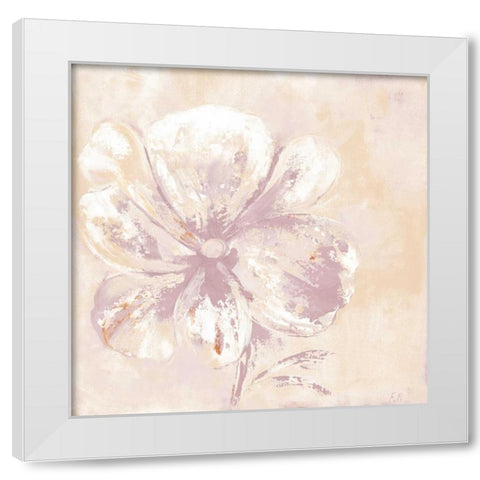 Blush Beauty Florenti Mate White Modern Wood Framed Art Print by May