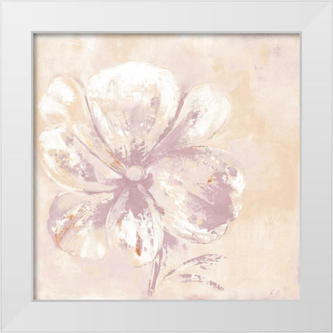 Blush Beauty Florenti Mate White Modern Wood Framed Art Print by May