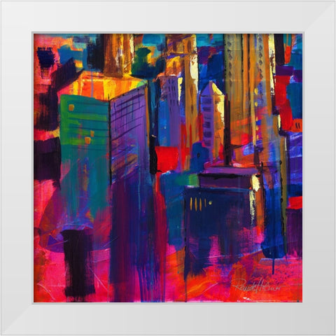 Affective Art 2 White Modern Wood Framed Art Print by Holzner, Renate