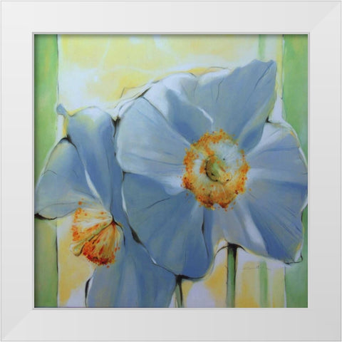 Springtime 2 White Modern Wood Framed Art Print by May