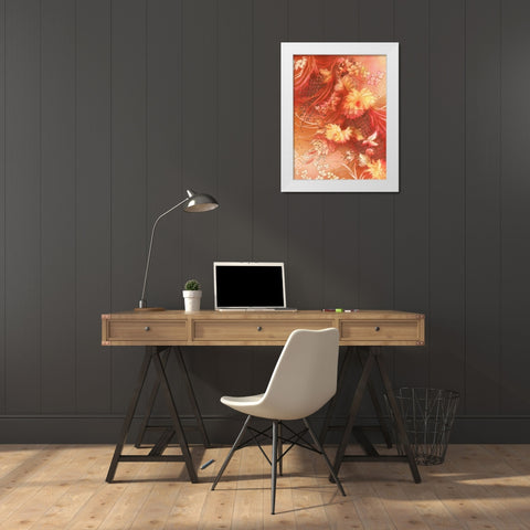 Citrus Collage 4 White Modern Wood Framed Art Print by May