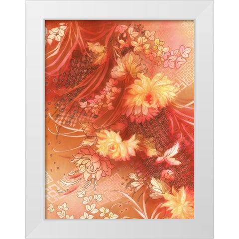 Citrus Collage 4 White Modern Wood Framed Art Print by May