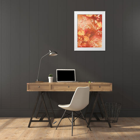 Citrus Collage 5 White Modern Wood Framed Art Print by May