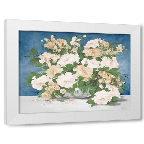Elegant Center Piece 1 White Modern Wood Framed Art Print by May