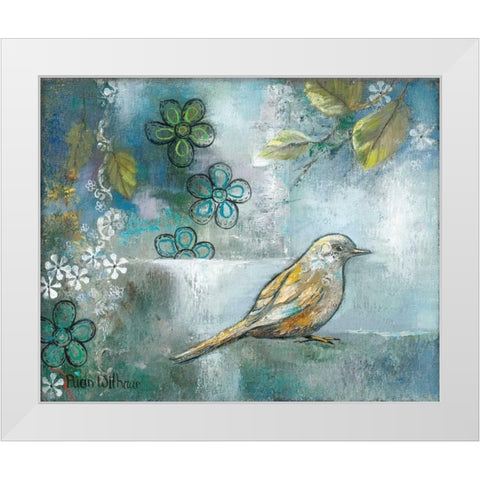 Fly Into Tomorrow 1 White Modern Wood Framed Art Print by May