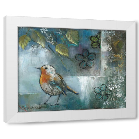 Fly Into Tomorrow 2 White Modern Wood Framed Art Print by May
