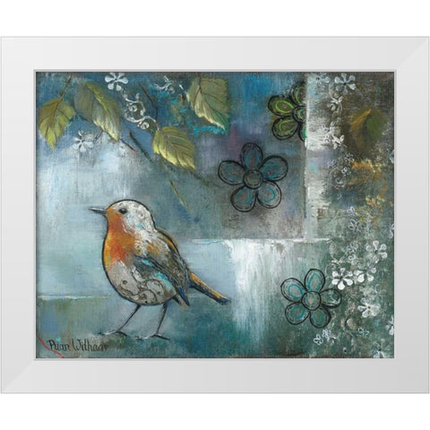 Fly Into Tomorrow 2 White Modern Wood Framed Art Print by May