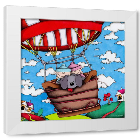 Adobe Photoshop PDF White Modern Wood Framed Art Print by May