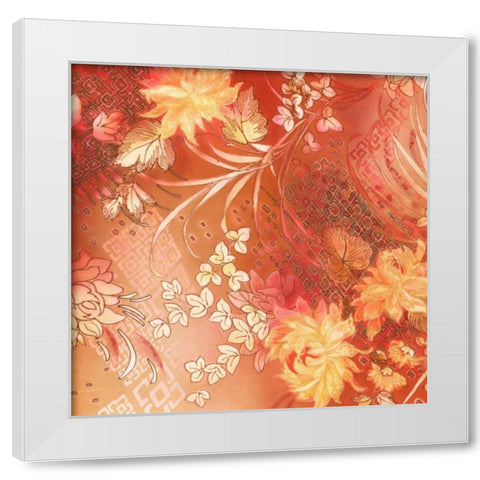 Citrus Collage 2 White Modern Wood Framed Art Print by May