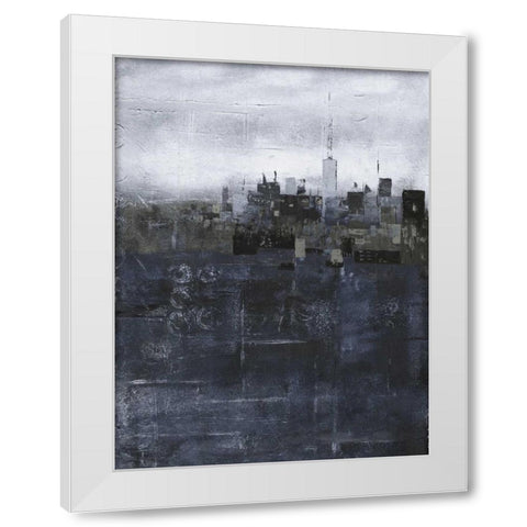Steal City White Modern Wood Framed Art Print by May