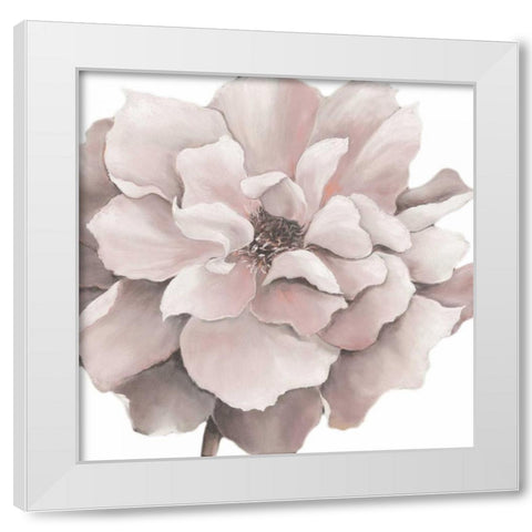 Pink Precious Withaar White Modern Wood Framed Art Print by May