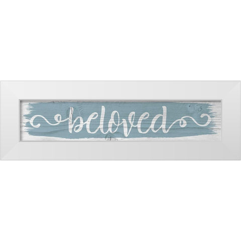Beloved Spring 1 White Modern Wood Framed Art Print by Hogan, Melody