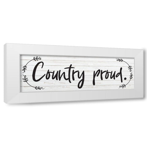 Farm Raised 4 White Modern Wood Framed Art Print by Hogan, Melody