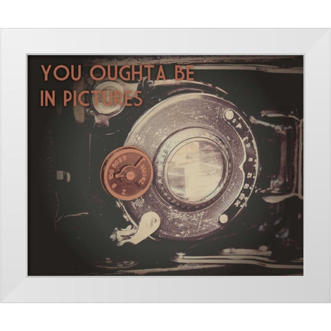 Be In Pictures Cinema Pair 2 White Modern Wood Framed Art Print by Hogan, Melody