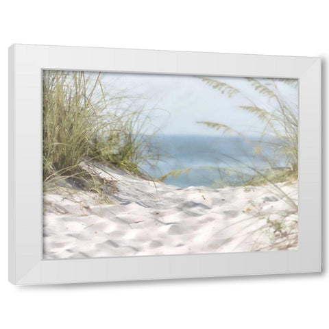 Coastal Photograpy Untextured White Modern Wood Framed Art Print by Hogan, Melody