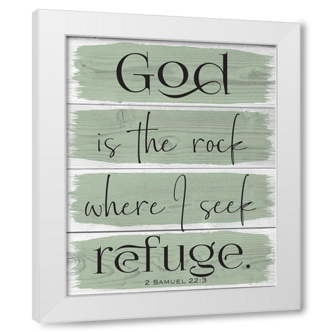 God Wood Panels Color 1 White Modern Wood Framed Art Print by Hogan, Melody