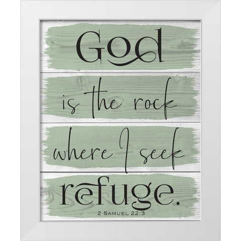 God Wood Panels Color 1 White Modern Wood Framed Art Print by Hogan, Melody