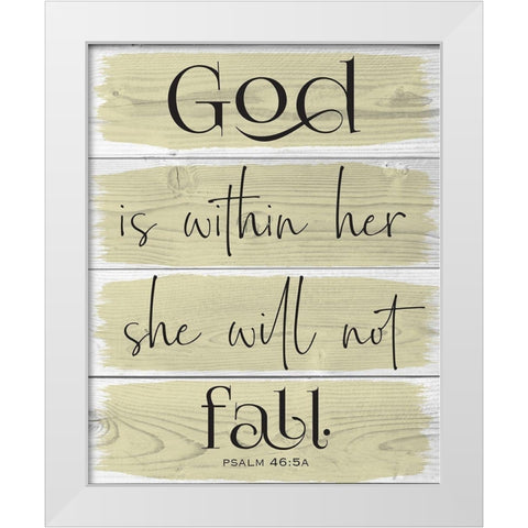 God Wood Panels 2 White Modern Wood Framed Art Print by Hogan, Melody