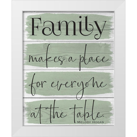 Life Wood Panels  Color 1 White Modern Wood Framed Art Print by Hogan, Melody