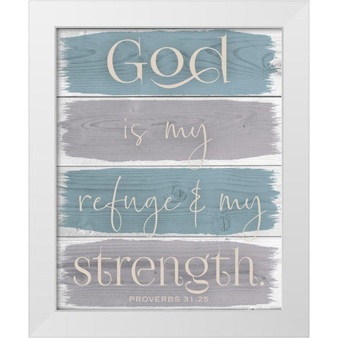 Spring Refuge 1 White Modern Wood Framed Art Print by Hogan, Melody