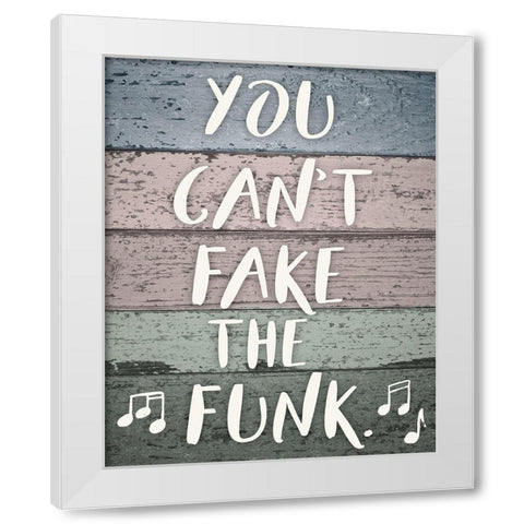 Spring Funk 1 White Modern Wood Framed Art Print by Hogan, Melody