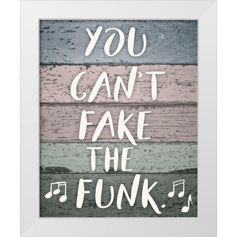 Spring Funk 1 White Modern Wood Framed Art Print by Hogan, Melody