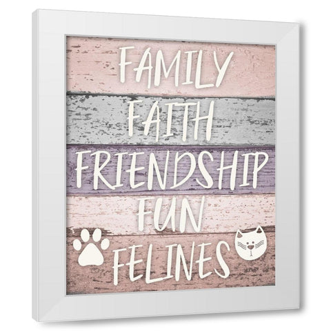 Color Wood Signs White Modern Wood Framed Art Print by Hogan, Melody
