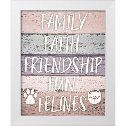 Color Wood Signs White Modern Wood Framed Art Print by Hogan, Melody