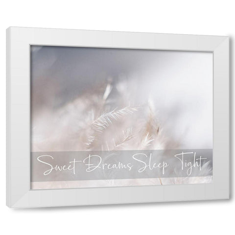 Baby Floral 7 White Modern Wood Framed Art Print by Hogan, Melody