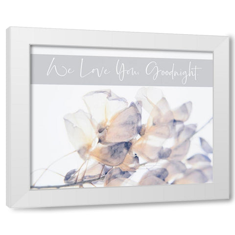 Baby Floral 8 White Modern Wood Framed Art Print by Hogan, Melody