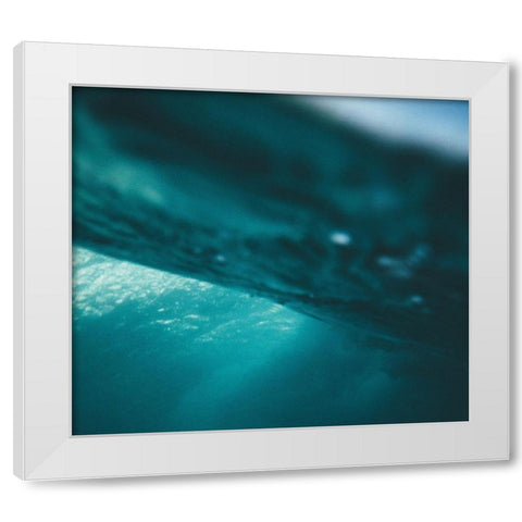 By the Sea 3 White Modern Wood Framed Art Print by Hogan, Melody