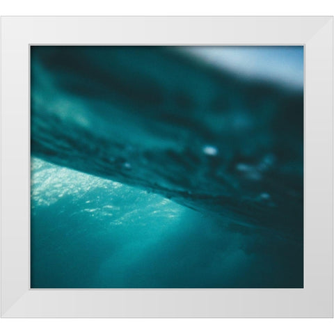 By the Sea 3 White Modern Wood Framed Art Print by Hogan, Melody