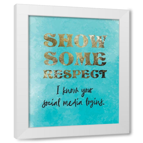 Mom Boss 3 White Modern Wood Framed Art Print by Hogan, Melody