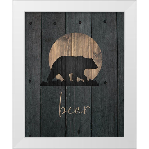 Wilderness Wood 04 White Modern Wood Framed Art Print by Hogan, Melody